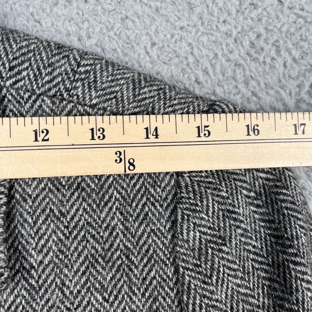 Handwoven Irish Wool Tweed Blazer Womens M Donegal Mist Kevin & Howlin Cashmere - Picture 8 of 10